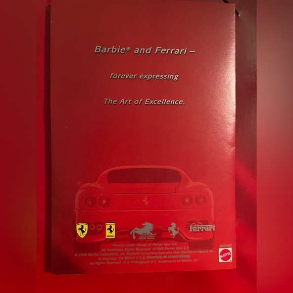 2000 Limited Edition Ferrari Barbie - Vintage - Rare - Picture 12 of 13